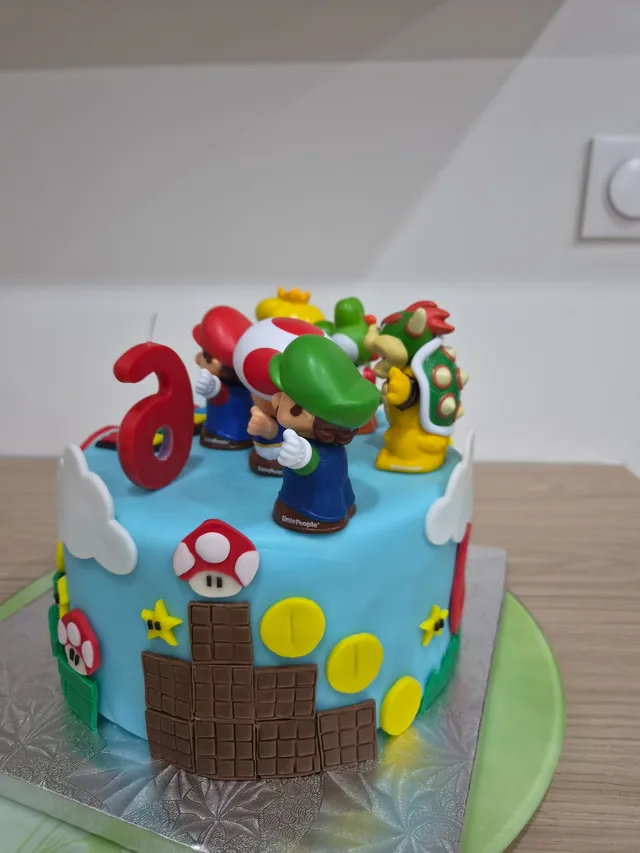 Mon cake design Super Mario