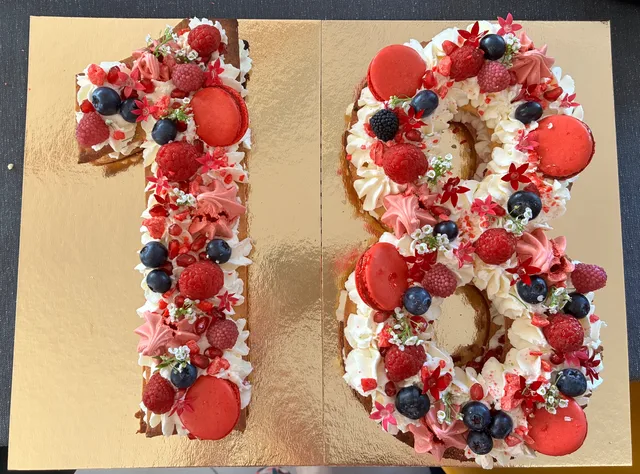 Number cakes anniversaires