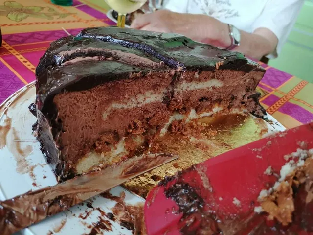 Royal chocolat et glaçage chocolat